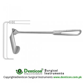 Morris Retractor Stainless Steel, 24.5 cm - 9 3/4" Blade Size 70 x 40 mm